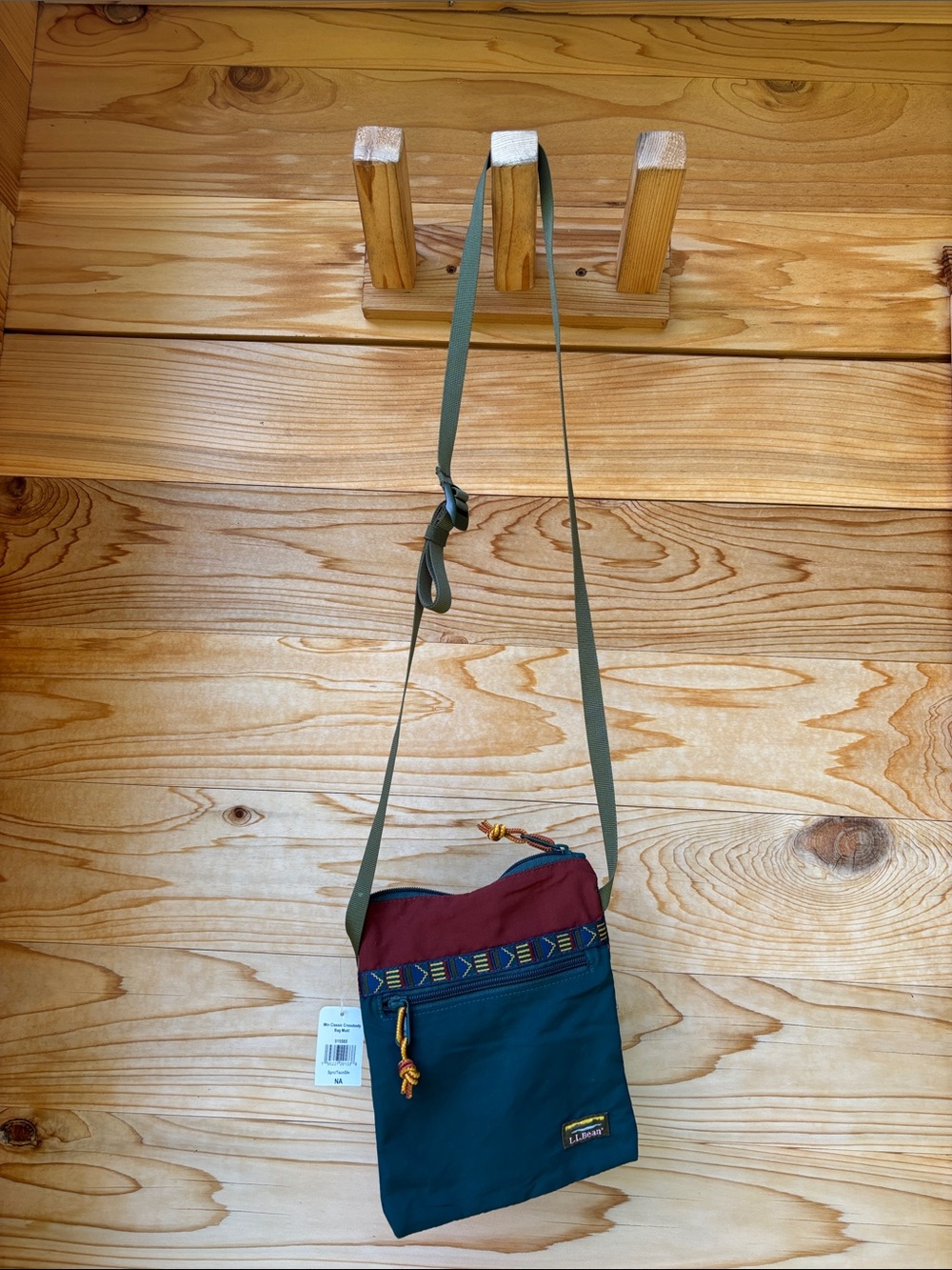 L.L.Bean Mountain Classic Crossbody Bag Nylon Lightweight Festival Travel NWT